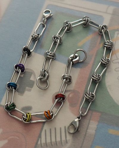 the crow chains are now live in the shop! available in both bracelet and necklace versions. also choose between all stainless...