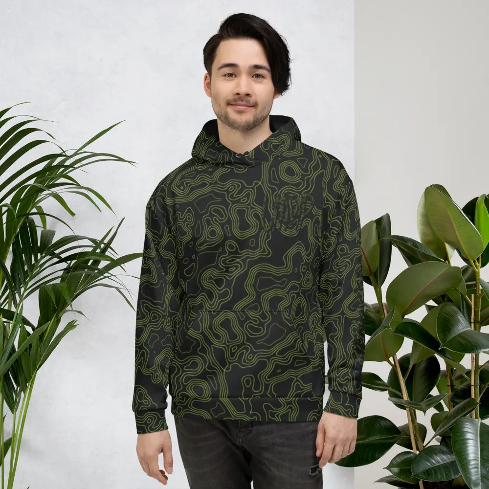 All-Over Print Hoodie - UTMP Topo Stealth Chest / Arm product image (4)