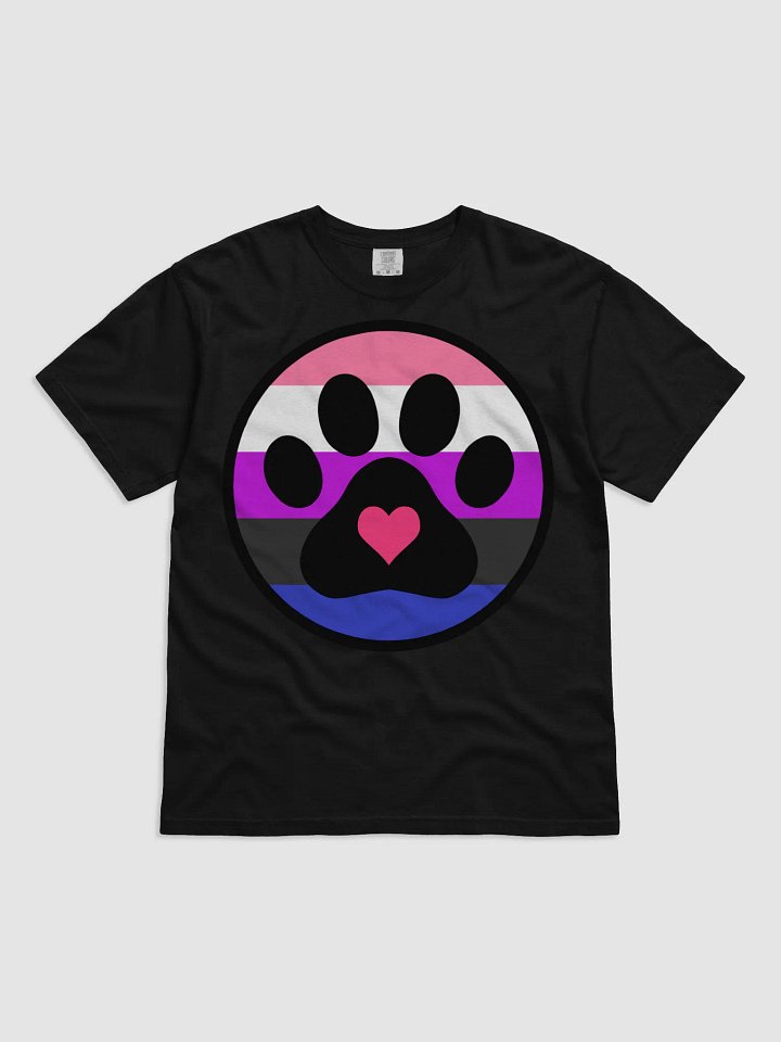 Pride Paw Shirt - Genderfluid product image (1)