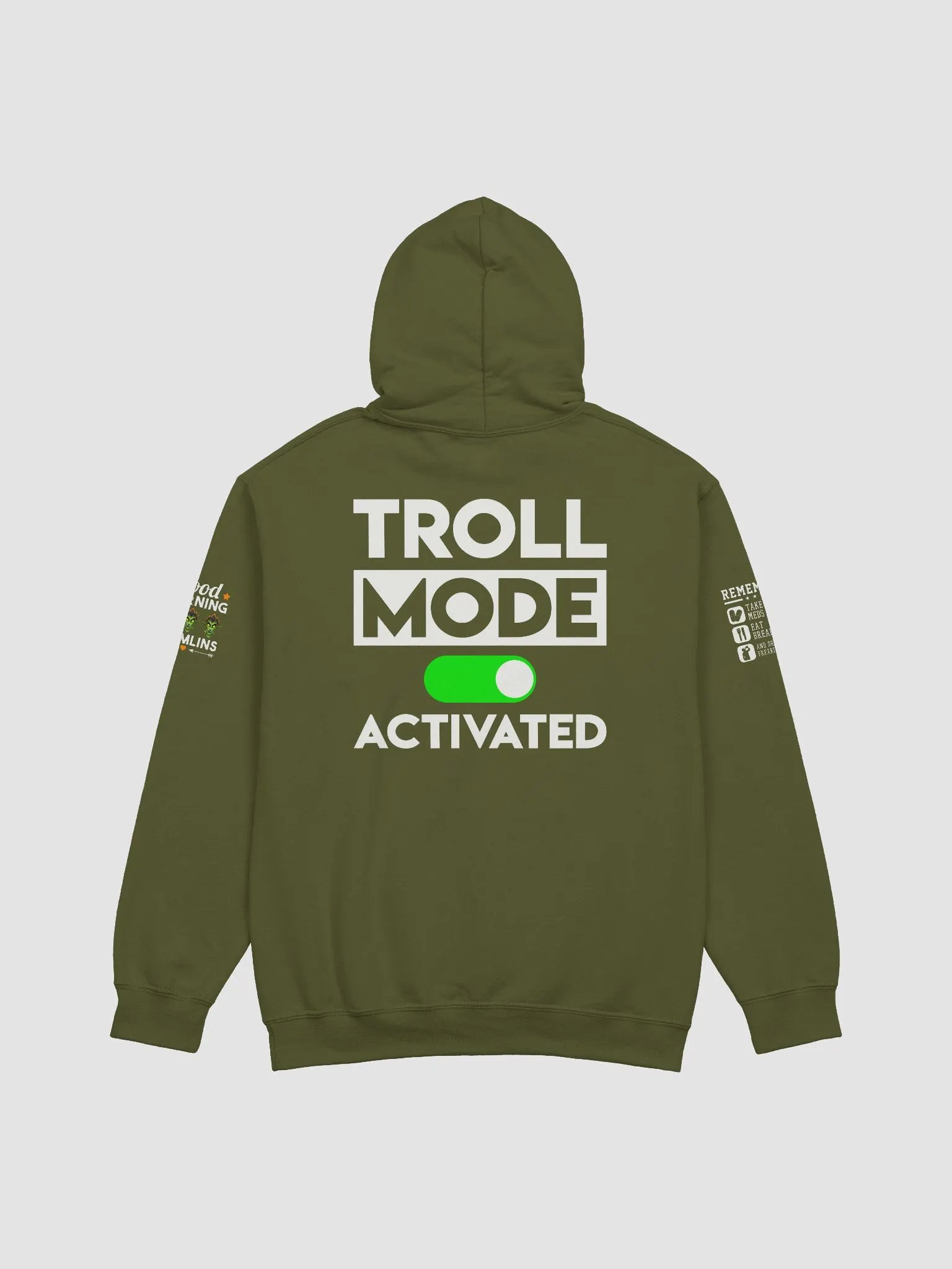 I run on caffeine and spit hoodie Dark (new size chart) product image (11)