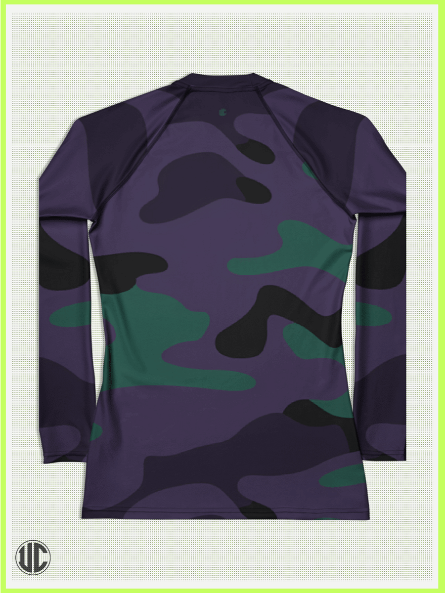 Midnight Purple Camo - Women’s Rash Guard product image (5)