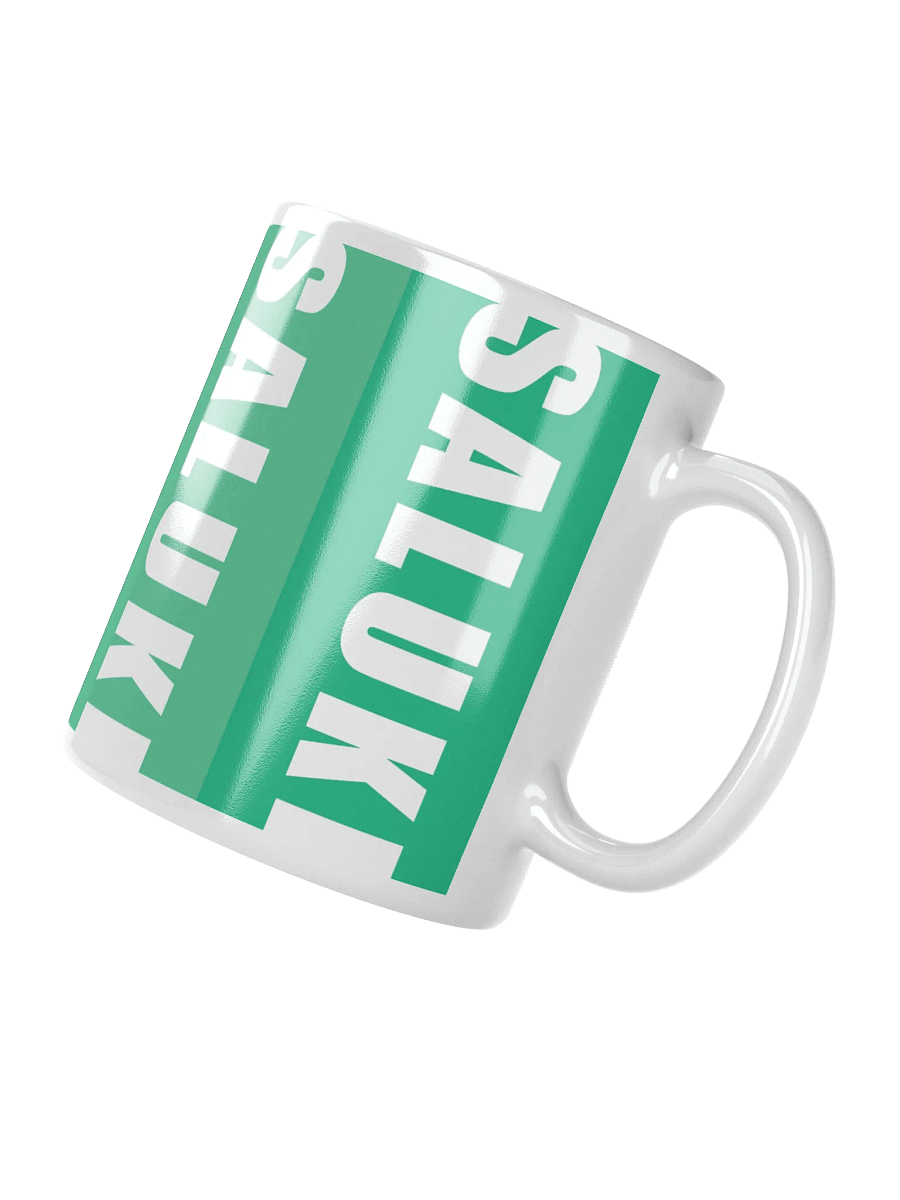 Saluki Lime Cream Modern Chic Small Ceramic Mug product image (5)