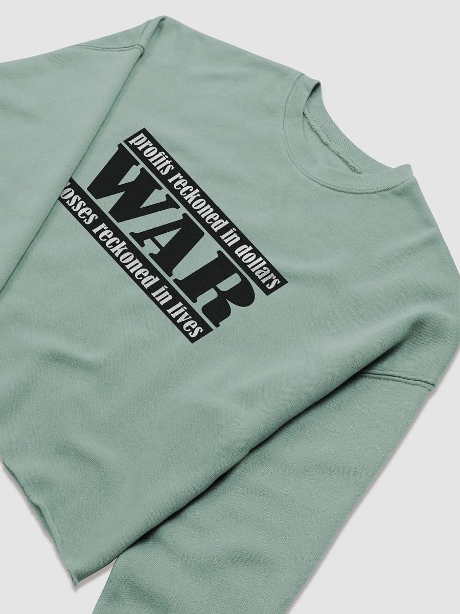The Cost Of War - Bella+Canvas Women's Fleece Crop Sweatshirt product image (3)