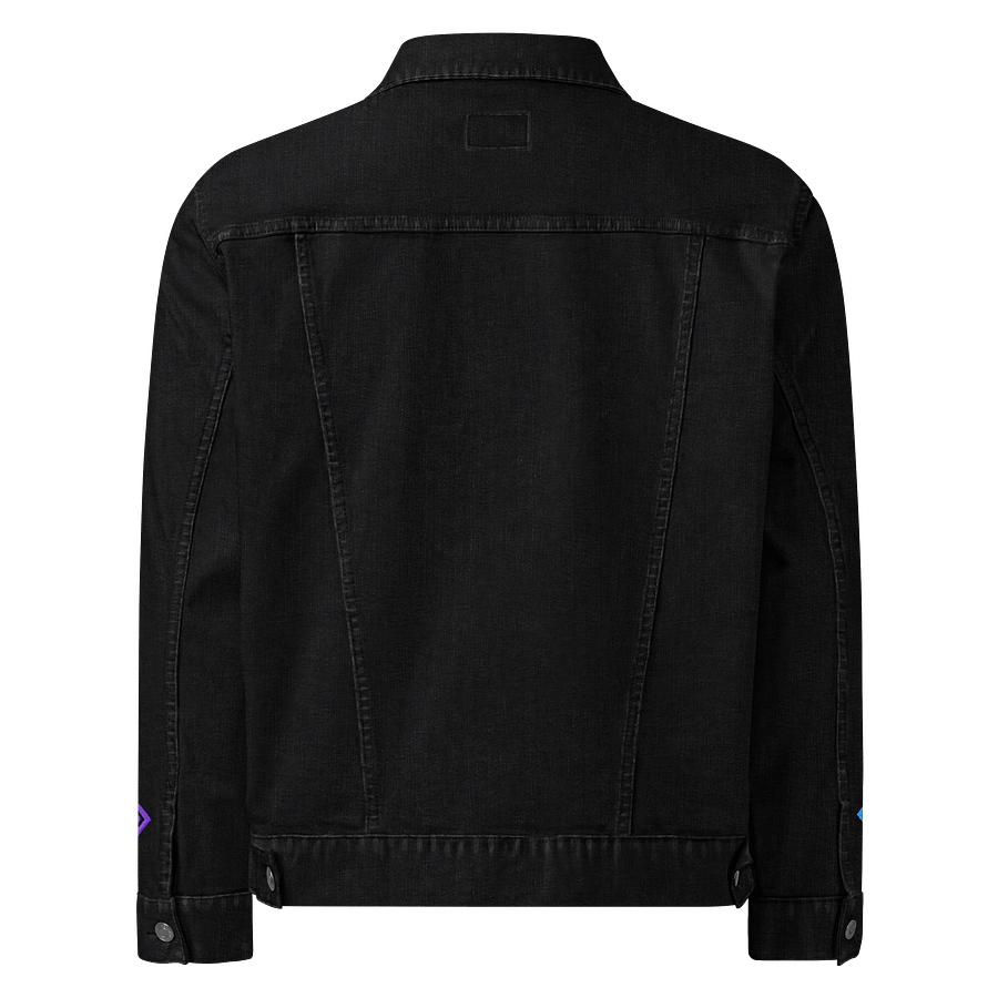 Geometric Threads Emblem Denim Jacket product image (2)