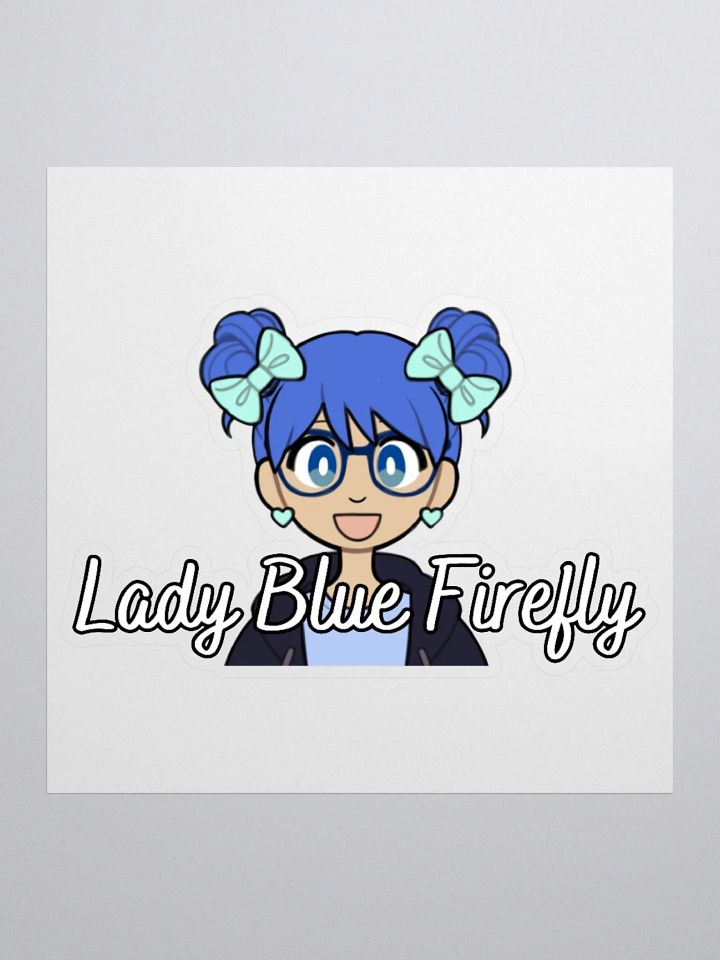 LadyBlueFirefly PNG Happy Sticker product image (1)