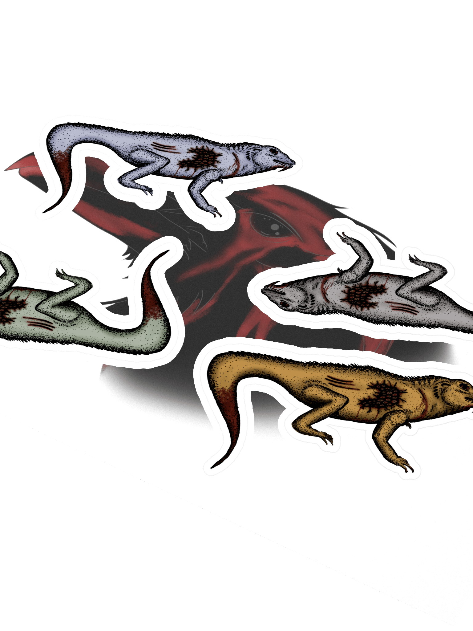 The Rotting Reptile Stickers product image (2)