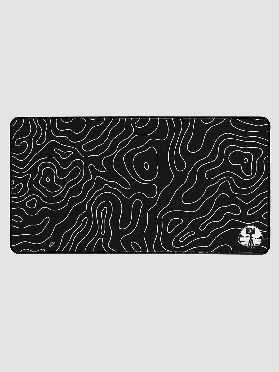 white & black damascus deskpad product image (1)