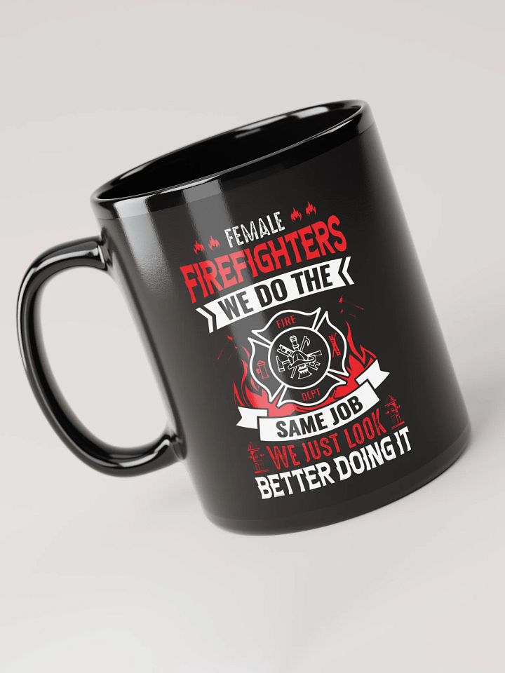 Female Firefighters - Black Mug product image (1)