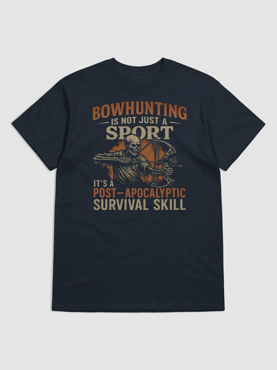 Bowhunting Survival T-Shirt – Post-Apocalyptic Hunting Skill Graphic Tee product image (1)
