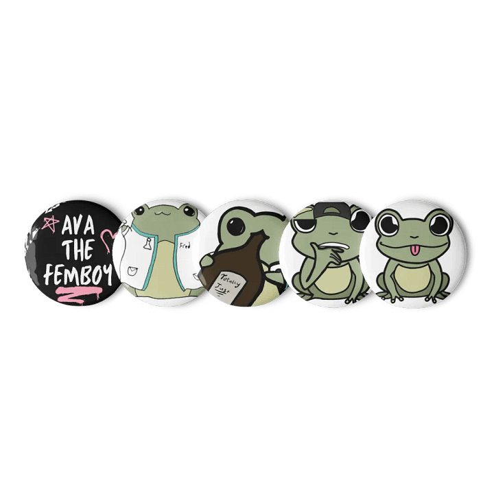 Frogtopia Buttons! product image (1)