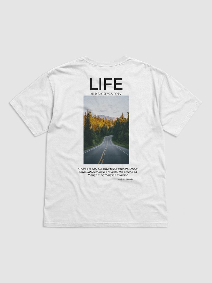 sketch. Albert Einstein Life Quote tee product image (2)