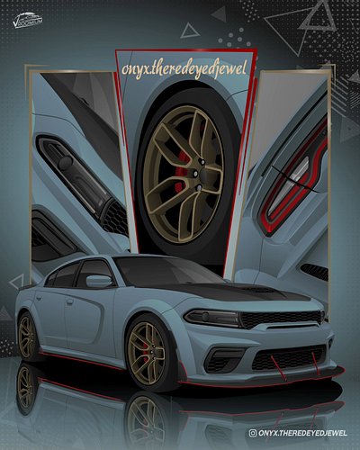 When horsepower meets art, you get THIS. 🐎🔥
The 2022 Dodge Charger Jailbreak from @onyx.theredeyedjewel just got the Vroomium...