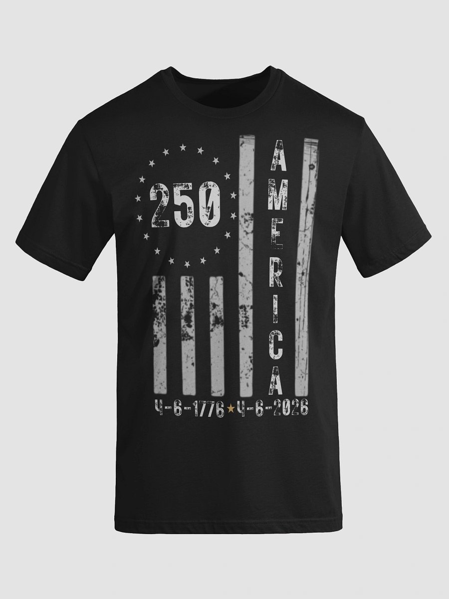 Vintage American Flag T-Shirt | 250 Years 1776-2026 | Distressed USA Flag Tee | 4th of July Shirt | Patriotic Vintage Design | America Birthday Celebration | Grunge Flag Shirt product image (3)
