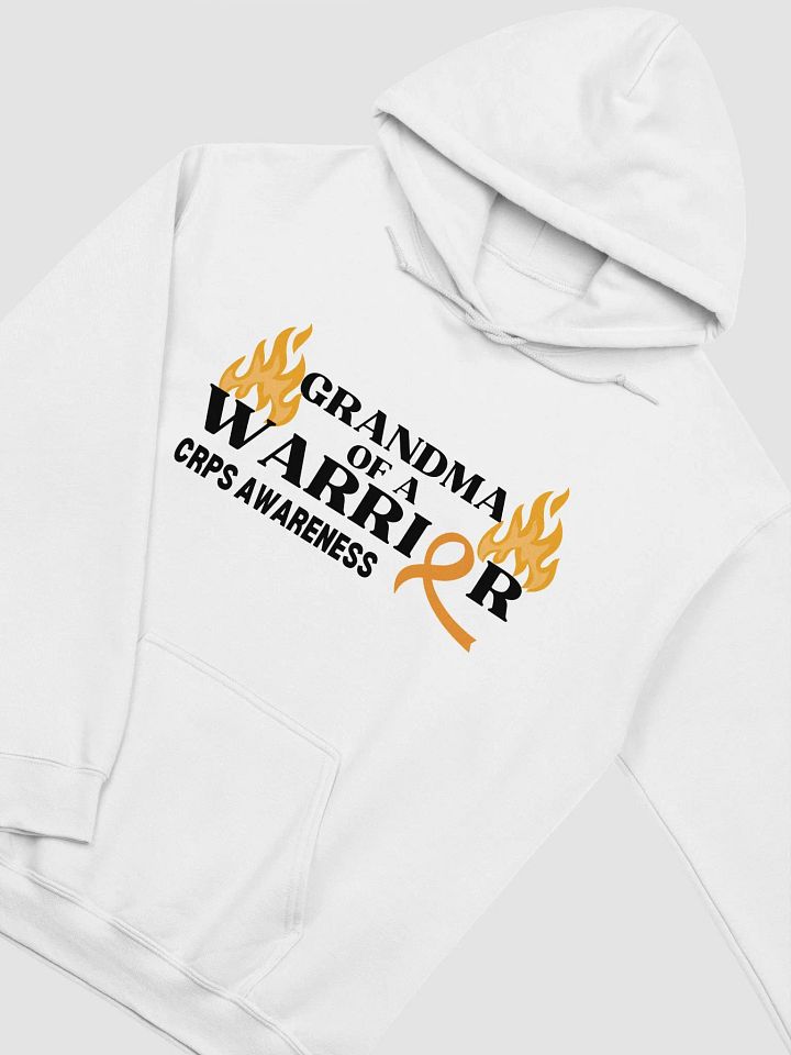 GRANDMA of a Warrior CRPS Awareness Hoodie- Black Print product image (2)