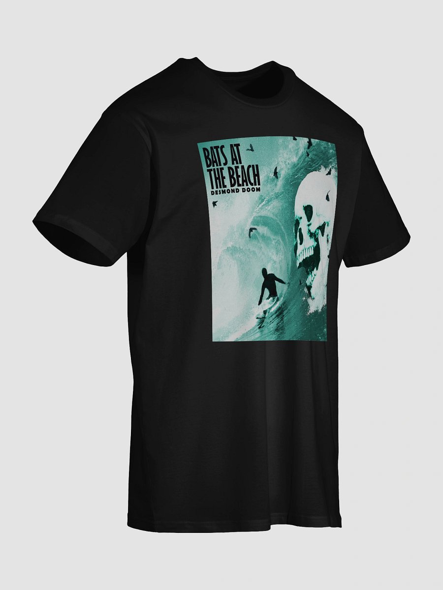 Bats At The Beach T-Shirt (Black) product image (6)
