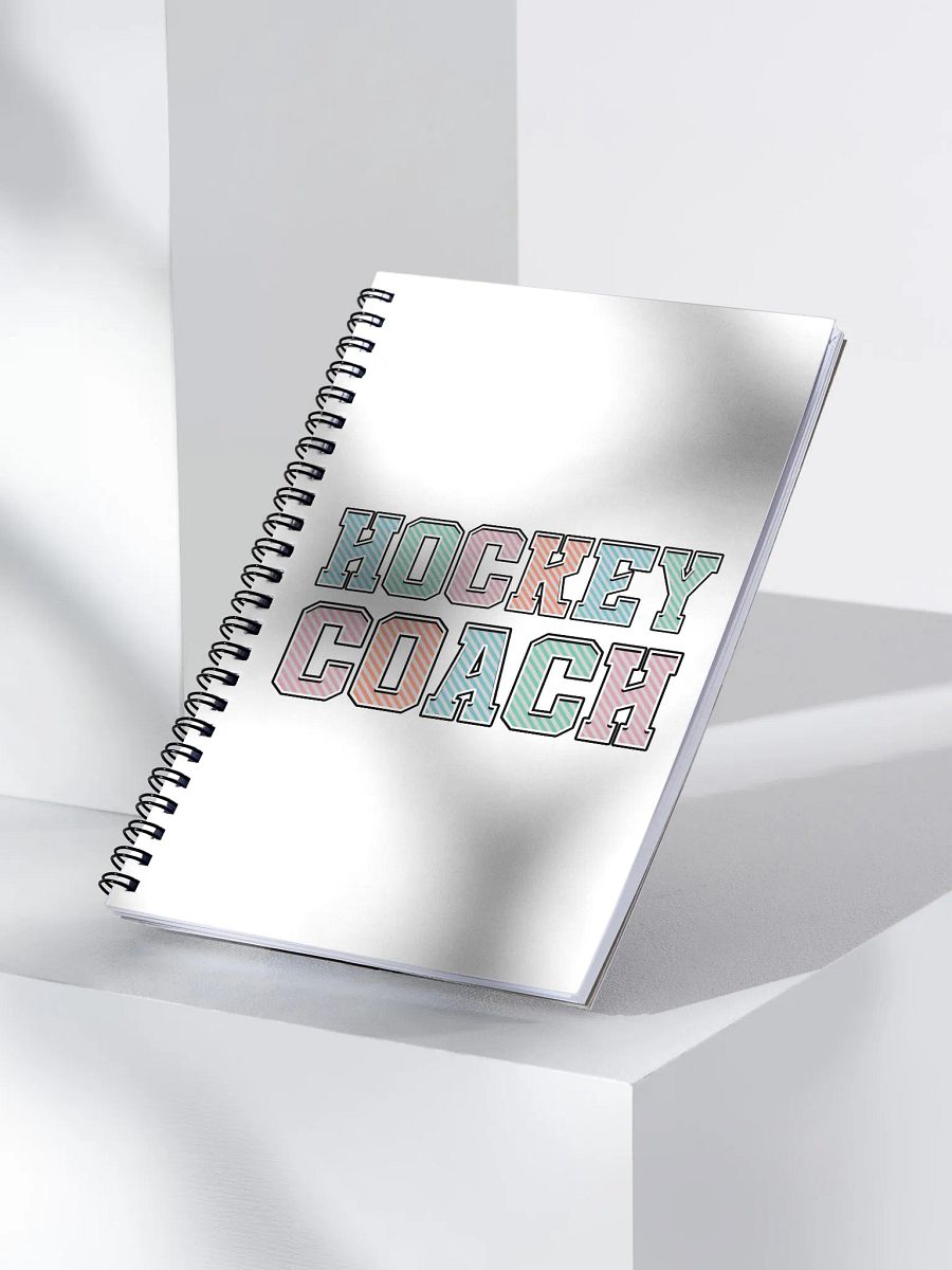 Hockey Coach Striped Notebook product image (3)