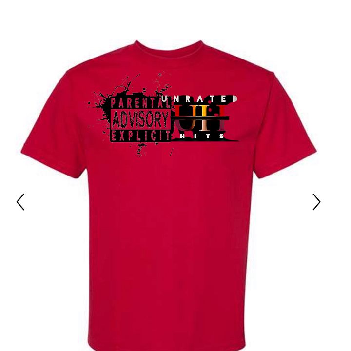 Unrated Hits Crew Neck Black Tshirt product image (1)