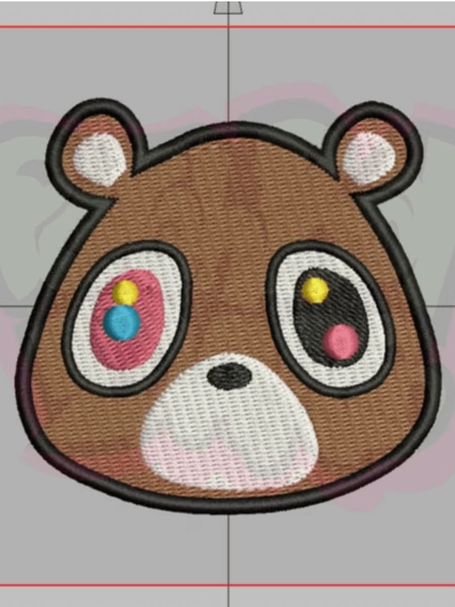 BEAR FACE Digital Embroidery Files product image (1)