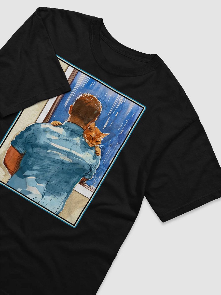 Cat Dad And Ginger Cat T-Shirt product image (4)