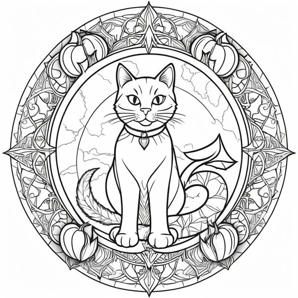 HALLOWEEN CATS - Colouring for Cat Lovers - BOOK THREE product image (5)