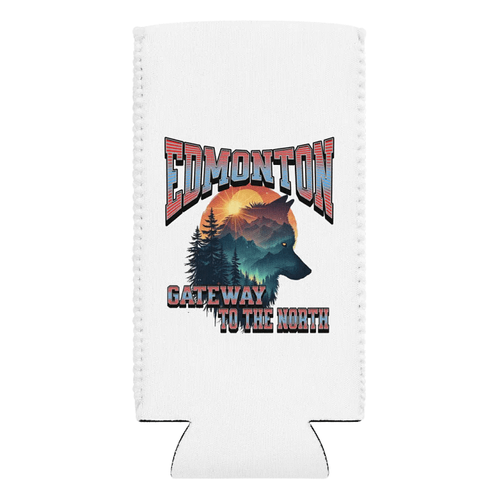 Edmonton Gateway To The North Wolf Can Cooler product image (2)