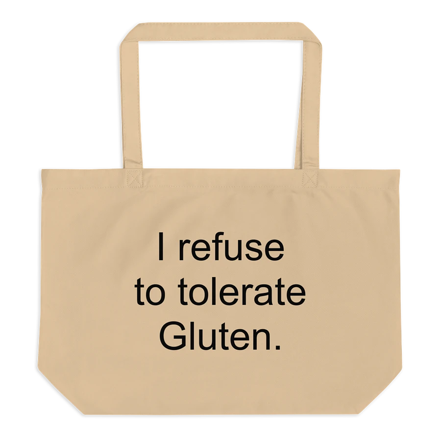 I refuse to tolerate gluten eco tote product image (2)