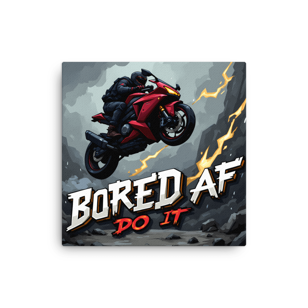 Mountain Moto – Bored AF Adventure Canvas product image (1)
