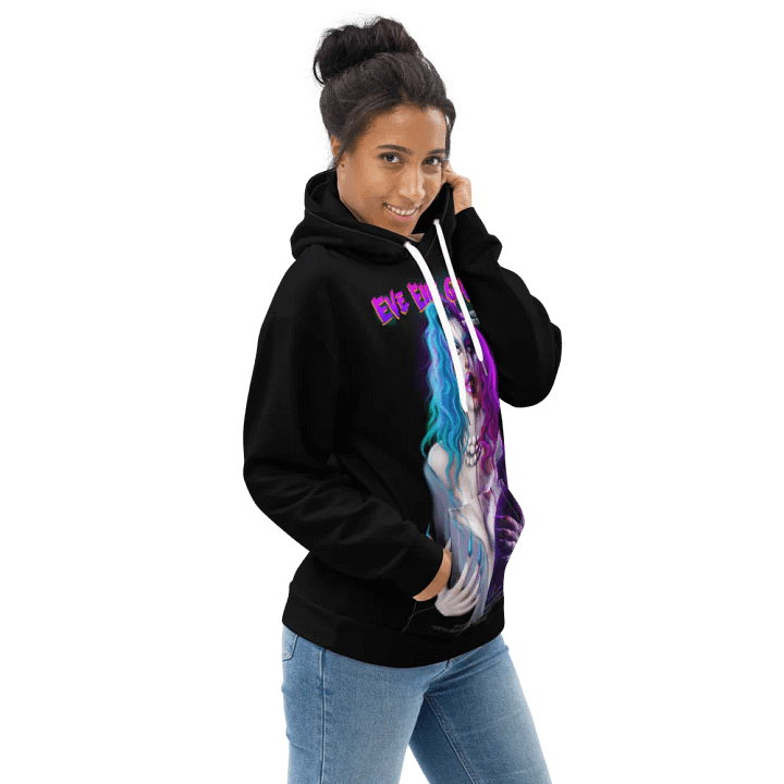 Eve Elle Movie Poster All Over Hoodie - Black product image (2)