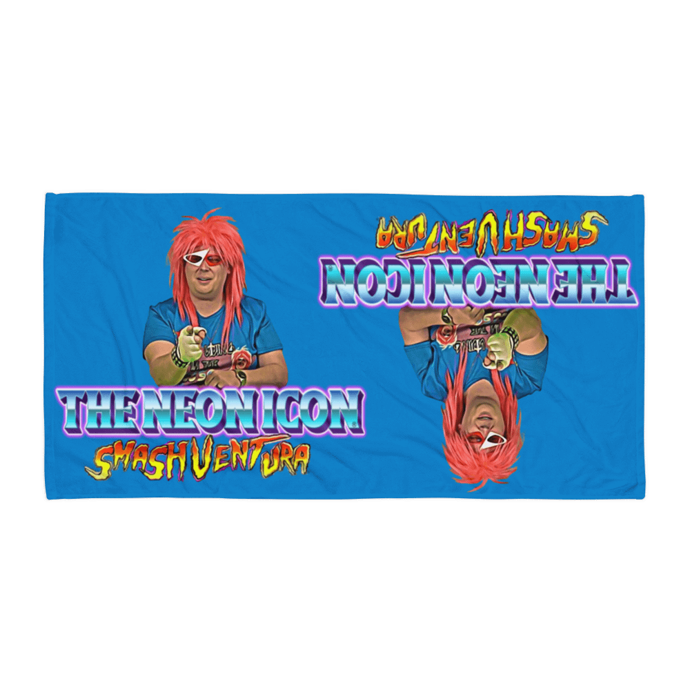 Neon Icon Smash Ventura Sublimated Towel product image (1)