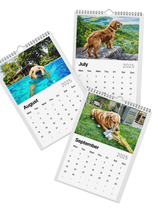 YOUR BEST FRIENDS! / PERSONALIZED WALL CALENDAR (2025) product image (8)