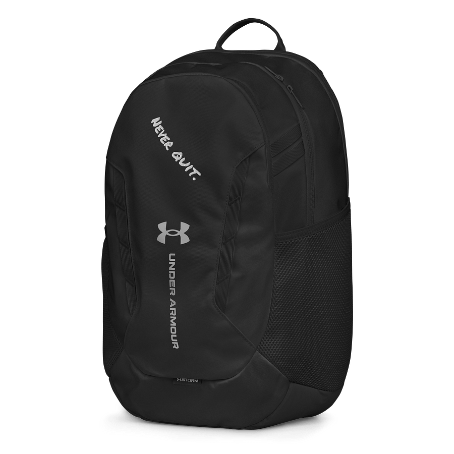 Monochrome Zigzag Backpack Never quit product image (4)
