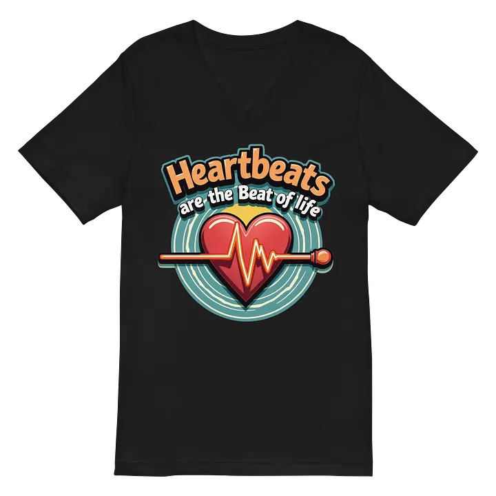 Heartbeat of Life V-Neck Tee product image (3)