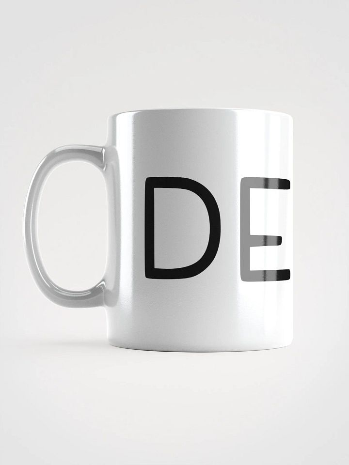 DELTA Mug Text Blk/Wht product image (1)