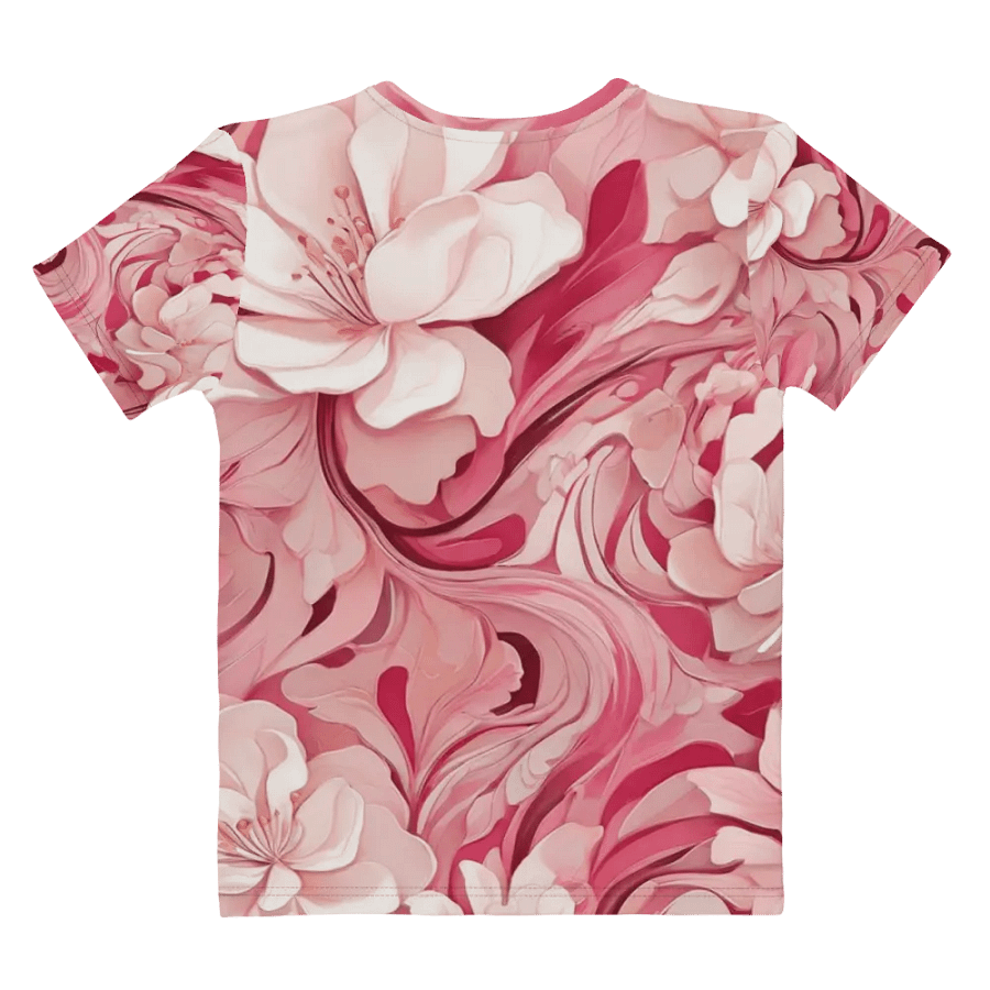 Pink & white abstract pattern product image (3)
