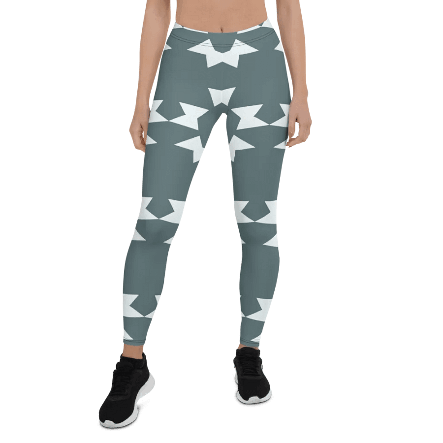 Symmetric Chic: Custom All-Over Print Leggings product image (1)