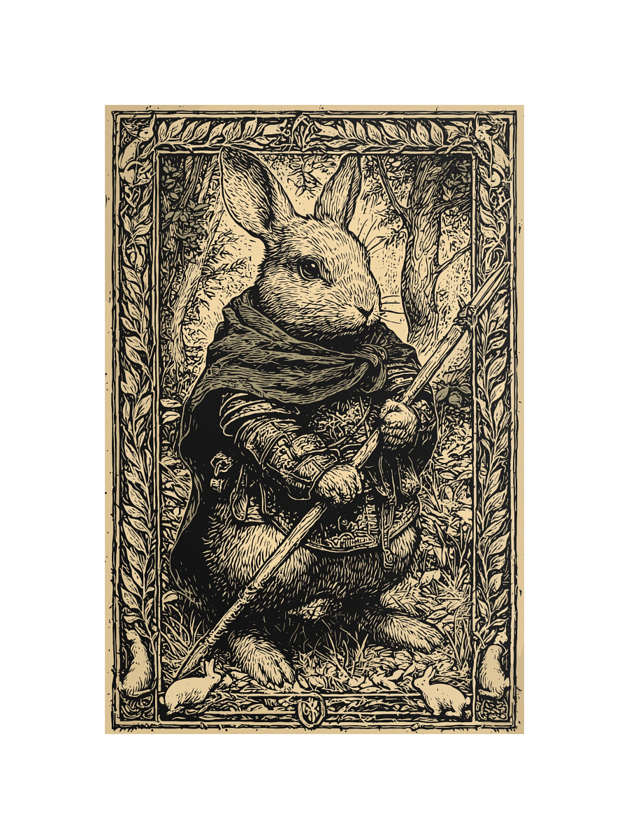 Rabbit Scout – Tiny Heroes Poster product image (1)