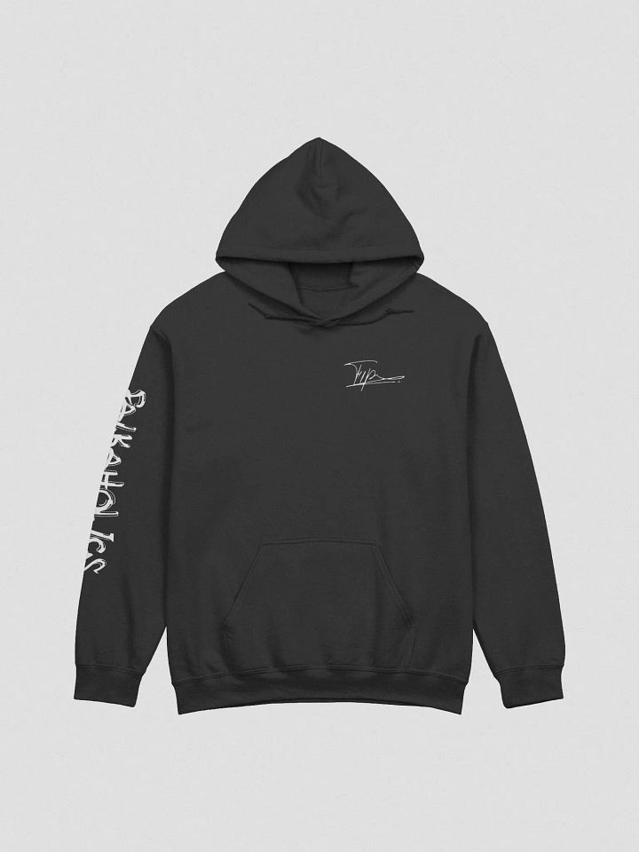 T4P Hoodie, Black/White (Gildan Classic) product image (1)
