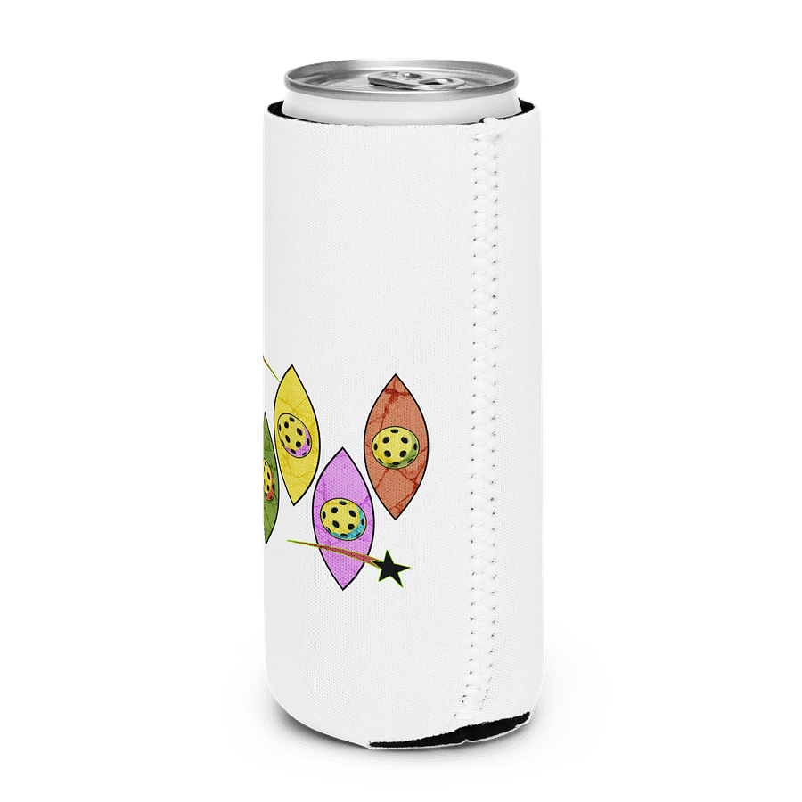 Mid Century Y2K Pickleball Galactic Can Cooler product image (2)