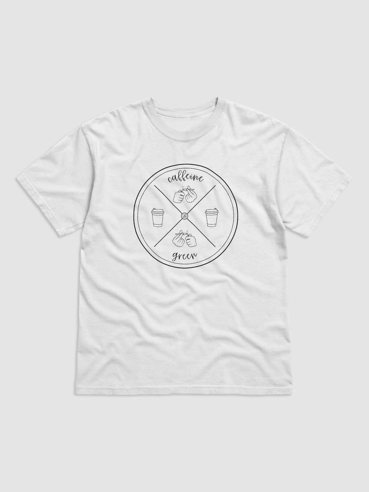 Caffeine & Green X Emblem Tee product image (1)