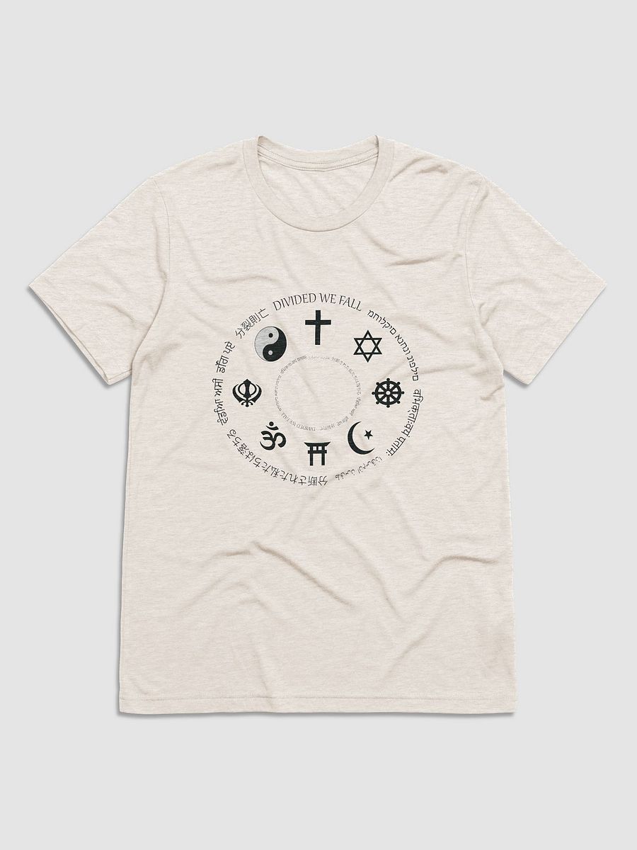 Divided We Fall - Religion - Bella+Canvas Triblend Short Sleeve T-Shirt product image (2)