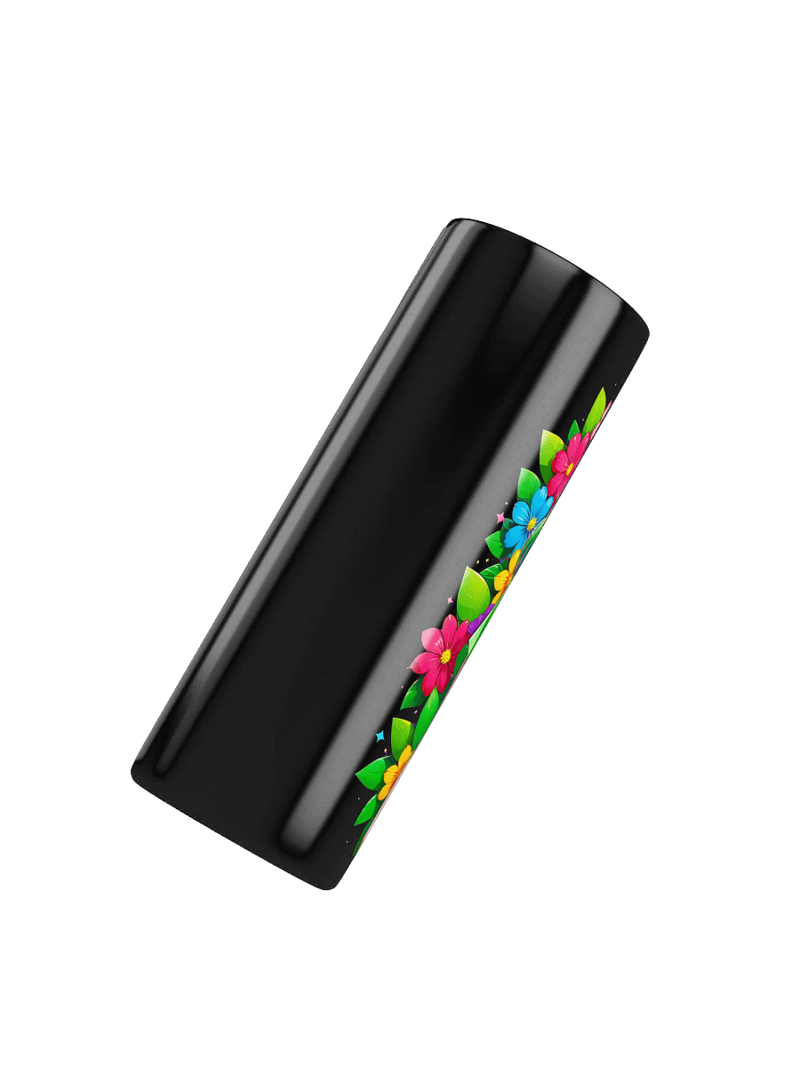 Brat 20 oz Skinny Stainless Steel Tumbler - Black - Brat Life v2 product image (4)