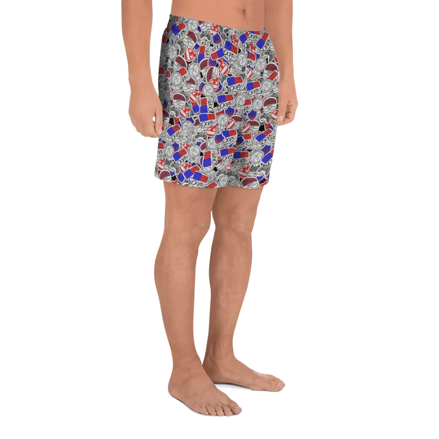 Sticker-Bomb Athletic Shorts product image (3)