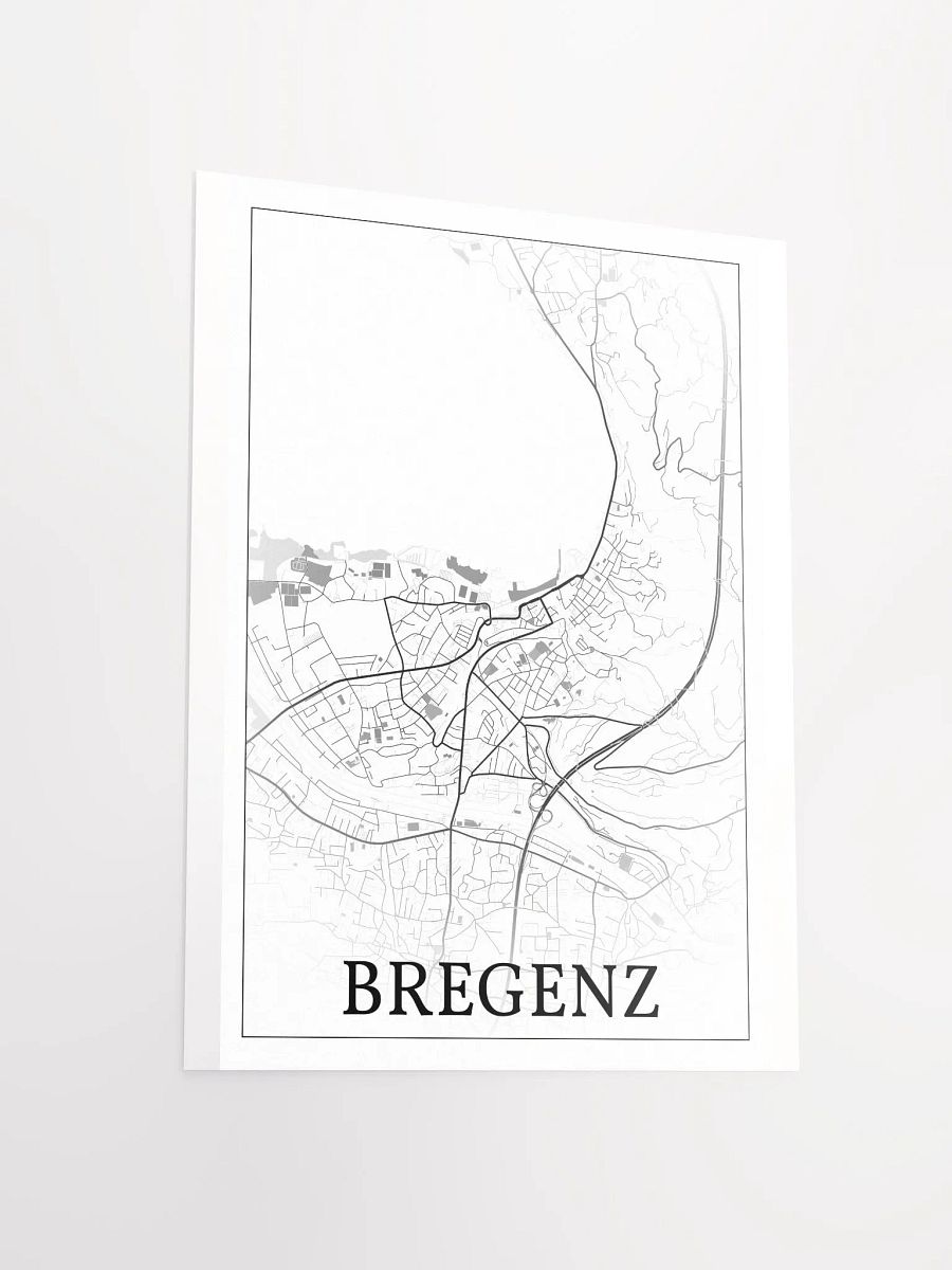 Bregenz, Austria, city map print product image (15)