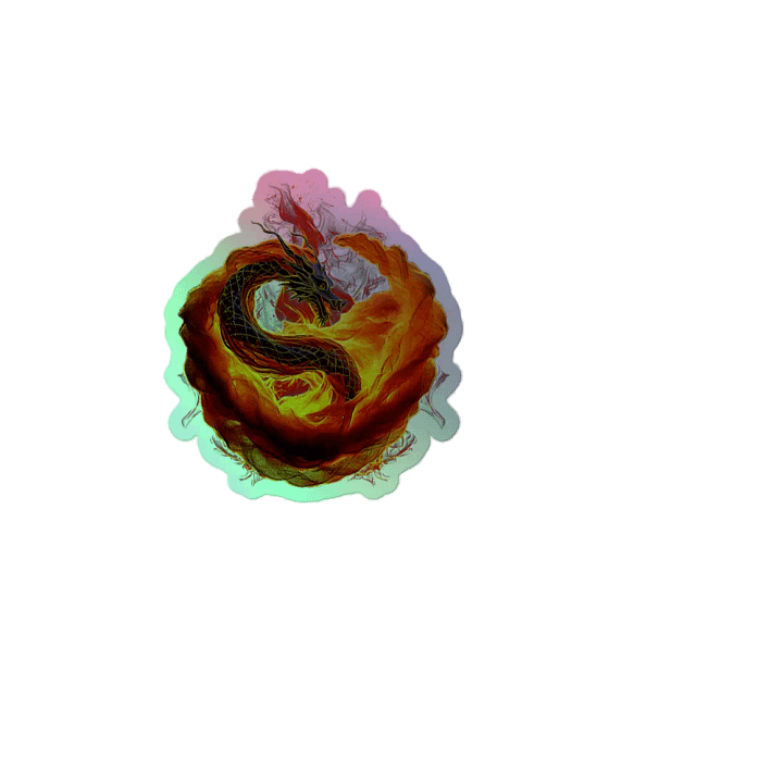 fire dragon sticker 2 product image (2)