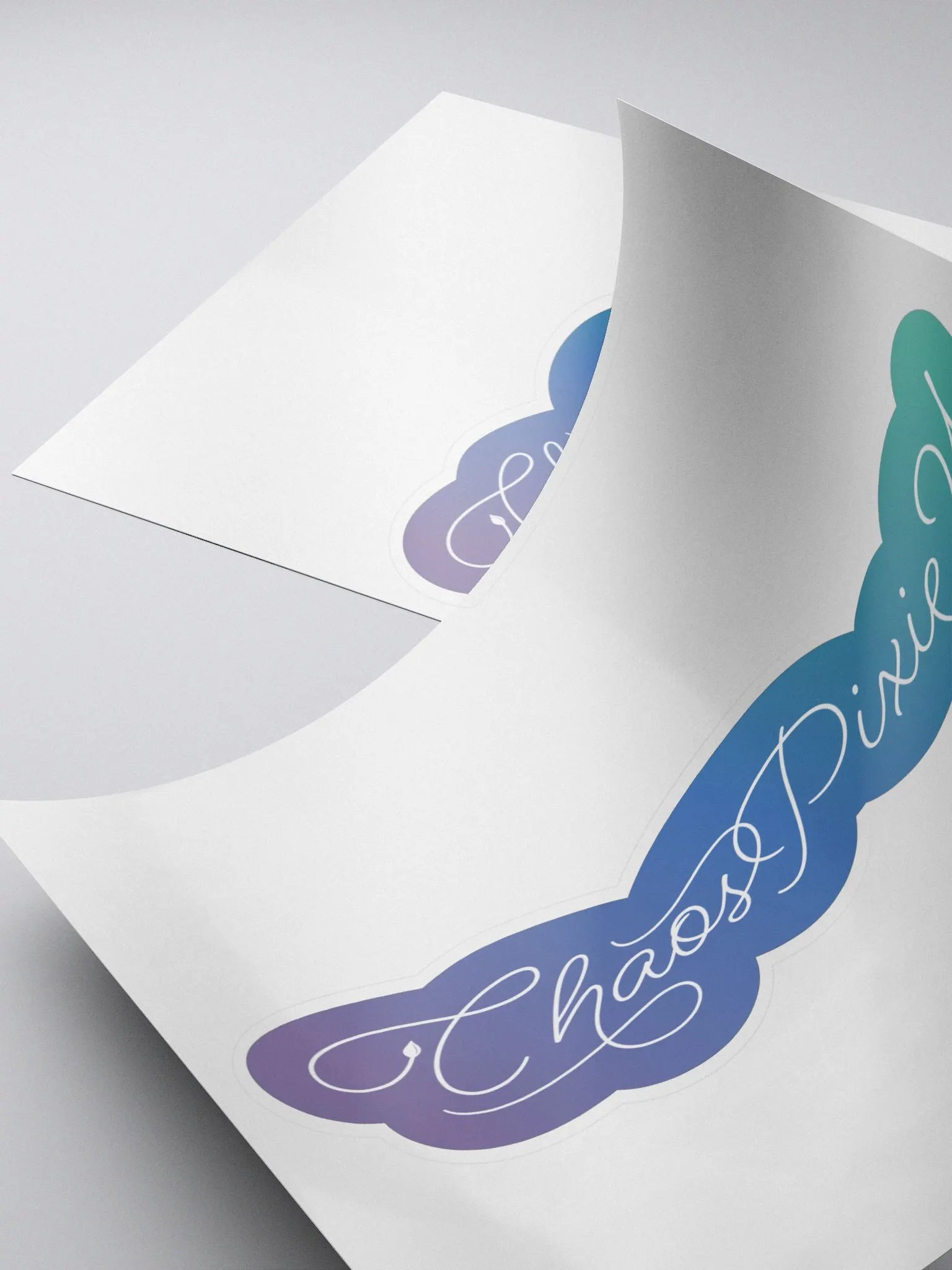 Purple to green gradient name logo product image (4)
