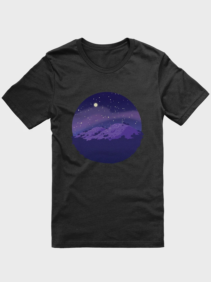 Night Sky Twin Peaks at Quartz Mountain t-shirt product image (2)