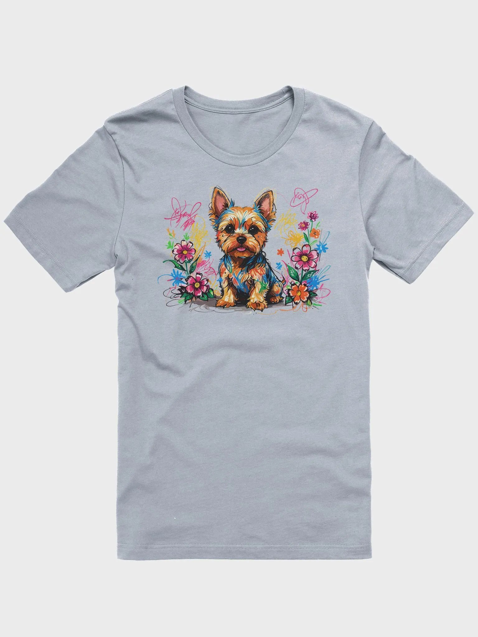 Scribbles Yorkshire Terrier 10 , Shirt product image (1)