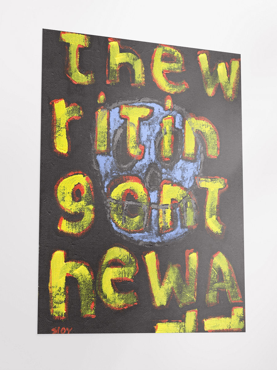 The Writing on the Wall Poster product image (4)