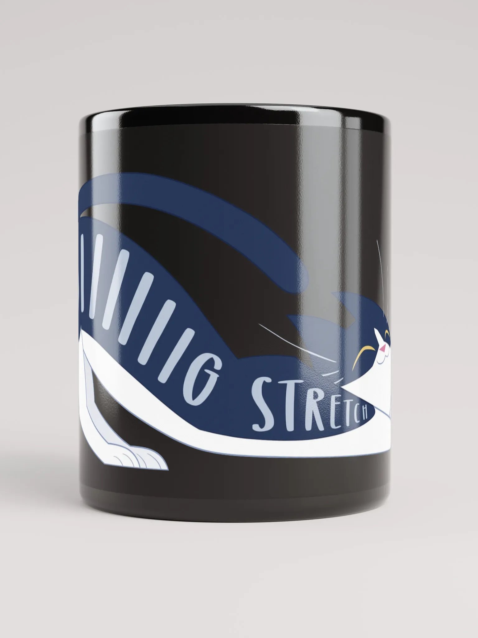 Biiiiiig Stretch Mishka Mug Black Glossy product image (9)