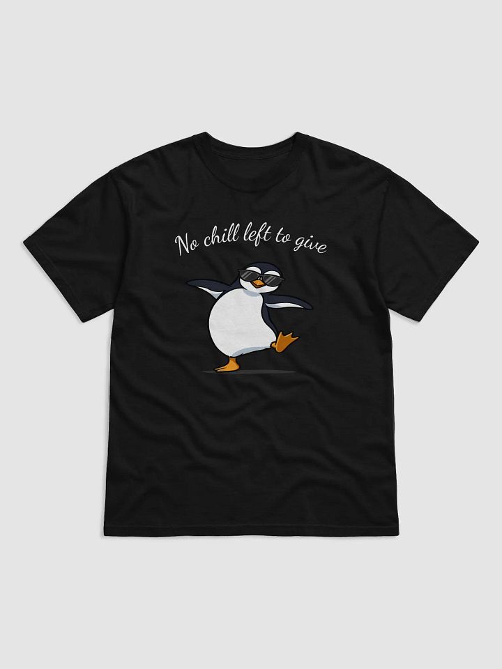 Funny Penguin T-Shirt - No Chill Left To Give Cool Design product image (5)
